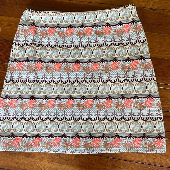 Loft shimmer mosaic mini skirt shift - Picture 3 of 6